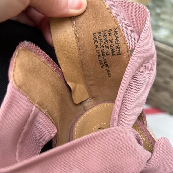 Blush Pink Sabine Espadrilles Women’s Size 9 - Picture 8 of 9